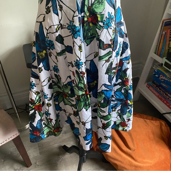 JASON WU COLLECTION FLORAL MIDI SHIRT DRESS - Picture 15 of 16